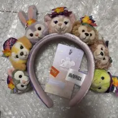 新品　香港ディズニーランド限定　20周年記念　ダッフィー＆フレンズ　カチューシャ