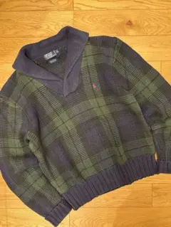 [最後値下げ] Polo Ralph Lauren チェック ニット セーター