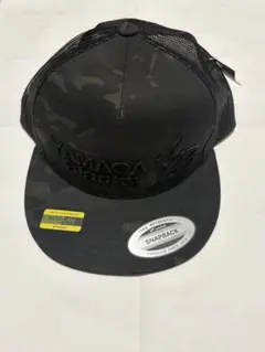 マルキュー フラットバイザーキャップ02 オリーブブラック - メルカリ