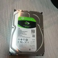Seagate BarraCuda 2TB HDD 本体