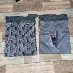 おむつポーチ 2個セット 鳥デザイン お着替え入れ 旅行用品