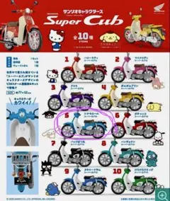 シナモロール (シナモン) スーパーカブ50 (1/24 スケールモデル)