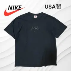 NIKE ナイキ USA製 Tシャツ Lサイズ ネイビー　just do it