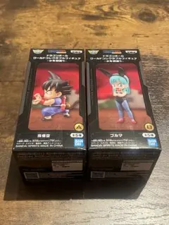 ドラゴンボール ワールドコレクタブルフィギュア 少年期4 孫悟空 ブルマ