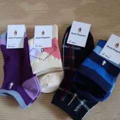 Hush Puppies ソックス 4足セット 22〜24cm