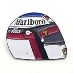 Jean Alesi ヘルメット ピンバッジ F1 - メルカリ