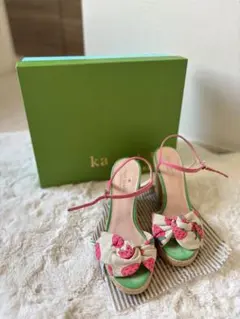 kate spade スイカ柄ウェッジサンダルのサムネイル