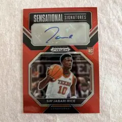NBA panini Sir'Jabari Rice auto /149