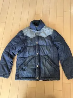 デニム調ダウンジャケット