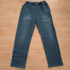 BREEZEブリーズあったか裏起毛デニムパンツウエストゴム150