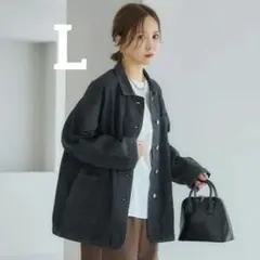 しまむら田中里奈　デニムジャケット　Lサイズ　ブラック
