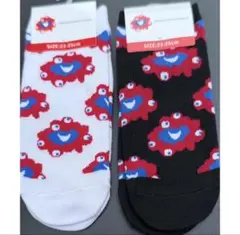 【セット】 EXPO2025 ミャクミャク ソックス 顔総柄 ホワイト ブラック