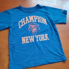CHAMPION Tシャツ 青 120