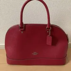 ◆値下げ◆COACH 赤 レザー ハンドバッグ