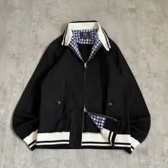 ブルゾンジャケット　短丈　ブラック　アメカジ　ノームコア　シティーボーイ　y2k