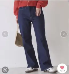 AMERICAN HOLIC セミフレアデニムパンツのサムネイル