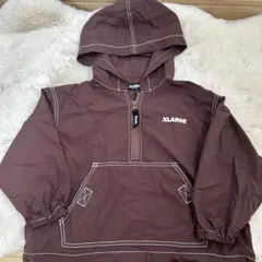 【XLARGE】OGハーフジップブルゾン／ブラウン