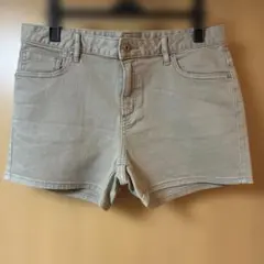 ユニクロUNIQLOショートパンツ71cm ベージュ バックポケット付き