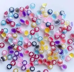 ☆カラフル ネイルパーツ 文字入り☆20個