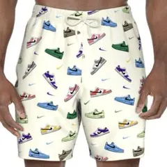 【新品未使用】ナイキ NIKE 水陸両用 ハーフパンツ　スニーカー総柄 水着