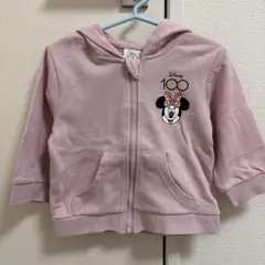 Disney ミニーマウス フード付きパーカー 80サイズ
