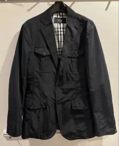 BURBERRY BLACK LABEL テーラードジャケット L ポリエステル
