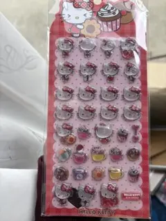 エ*い様 キティちゃん　ぷくぷくシール　サンリオ　海外限定　正規品　立体　3D