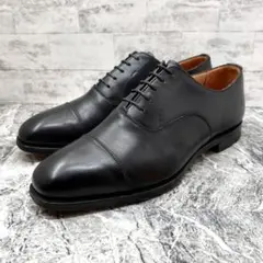 グレンソン 革靴 ドレスシューズ UK8 F ブラック ストレートチップ 内羽根 グレンソン 革靴 ドレスシューズ UK8 F ブラック ストレートチップ 内