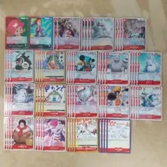 ワンピースカード 二つの伝説 赤 R以下 まとめ売り 67枚