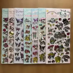 サンリオ浮光立体シールセット7種類