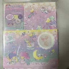 『リトルツインスターズ』窓あきレターセット キキララ