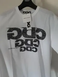 新品未使用 XL限定品CDG グラフィックプリント Tシャツ ホワイト 