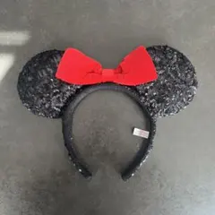ミニーマウス スパンコールカチューシャ
