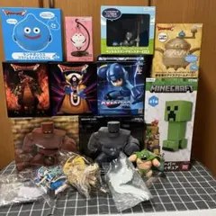 ドラクエ、マイクラ、ロックマン他ゲームキャラクターフィギュアなどまとめ13点