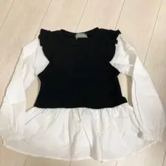 【美品】ドッキング　ブラウス