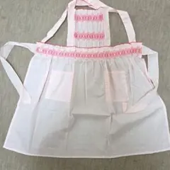 エプロン　千趣会　昭和レトロ　ファッションエプロン　刺繍　希少のサムネイル