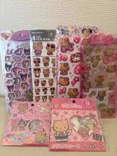 【まとめうり】日焼けキティ　ギャルキティ　シール6種セット