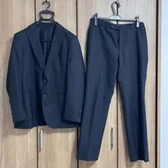 黒 ストライプ スーツ ジャケットとパンツ セット