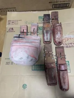 CLC 本革 腰袋 工具差し 5点セット ツールポーチ ツールホルダーまとめ売り CLC 本革 腰袋 工具差し 5点セット ツールポーチ ツールホルダーまとめ