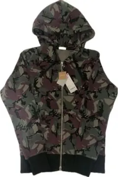 00s OLD UNIQLO サーマル パーカー カモフラ 迷彩　S