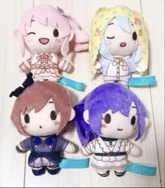 プロセカ サンリオ ふわぷち マスコット ニーゴ 4種セット　瑞希　絵名　奏