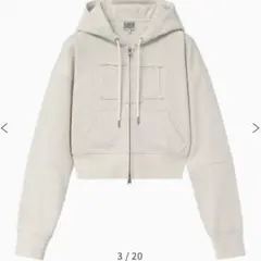 MARITHÉ FRANÇOIS GIRBAUD ベージュクロップド パーカーのサムネイル