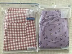 新品　GU サマナルパンツ　90cm 10分丈