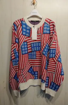 JOYRICH アメリカ国旗柄 総柄ニット ジョイリッチ 星条旗のサムネイル