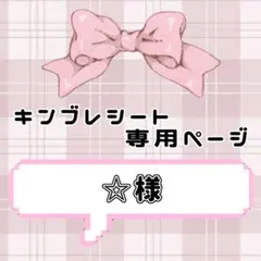 ❤︎ ☆様専用ページ ❤︎ キンブレシート