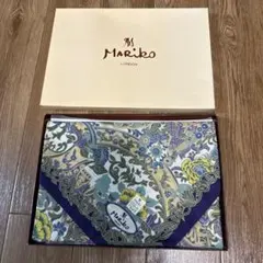 Mariko 花柄綿スカーフ 約90cm