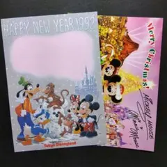 ディズニーポストカード／クリスマス＆お正月