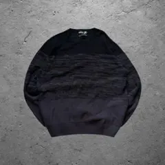 00s vintage archive ニット コットン 黒 ノームコア