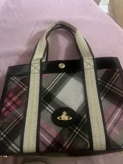 Vivienne Westwood チェック柄 ハンドバッグのサムネイル