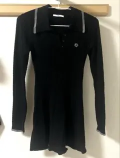 SLY カラーケーブルニット　ショートワンピース　ミニ　size2